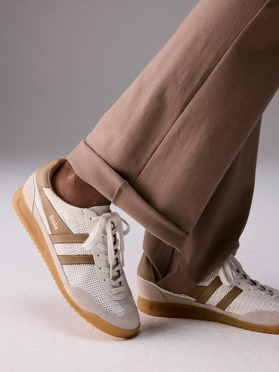 Gola Shoes - New Gola Tornado Zephyr Sneakers Off White Light Caramel Free People